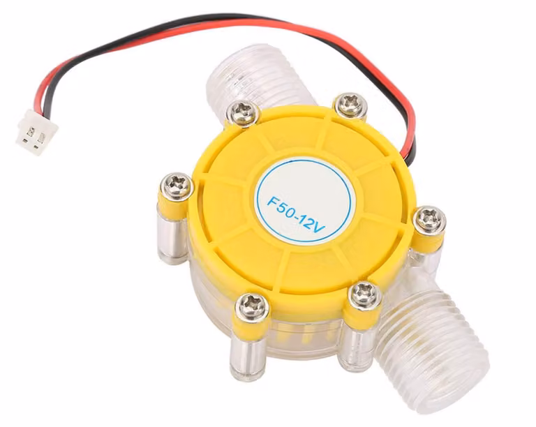 Micro-idrogeneratore da 12V, giallo, 90g, turbina a corrente continua, per progetti fai-da-te