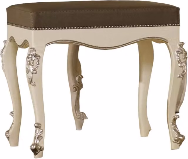Panchetta classica in legno laccato bianco Mobili 2G L/P/H: 60 x 50 x 54 cm – 5