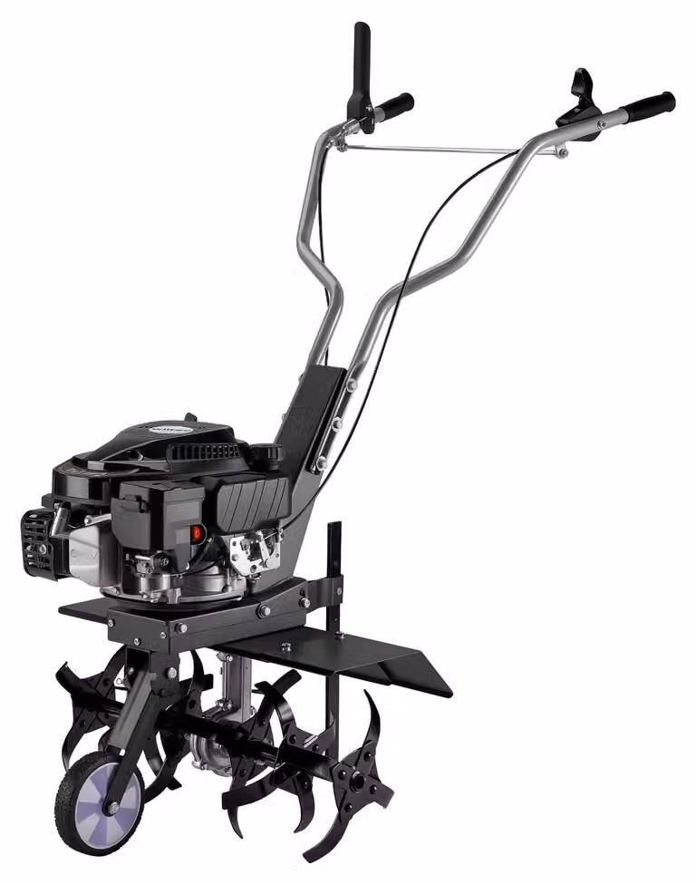 Tagliaerba a benzina - Larghezza di taglio: 60 cm - Potenza: 2,5 kW - Acciaio legato - Colore: nero