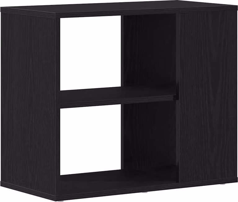 Credenza Rovere Nero 60 x 30 x 50 cm Legno multistrato