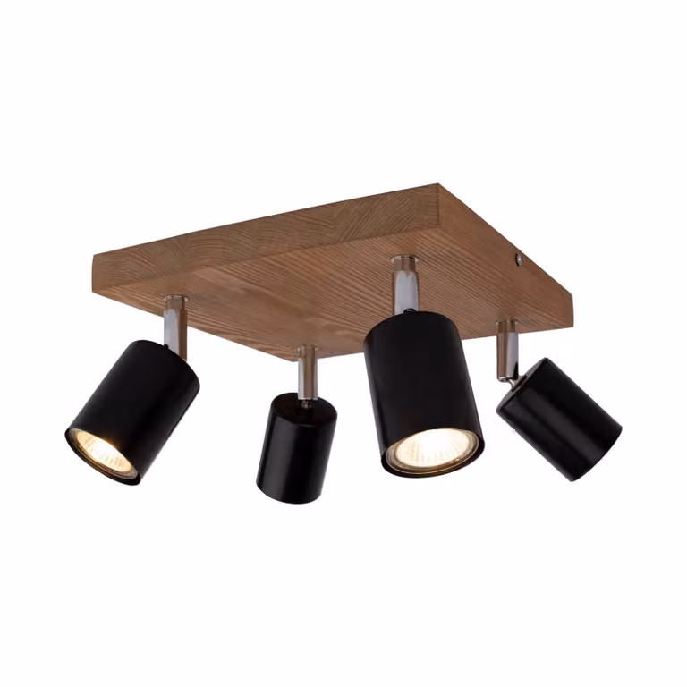 Plafoniera soffitto Alara BRITOP, dimmerabile, Legno chiaro, Soggiorno / Sala da pranzo, Legno, Moderno, Plafoniera