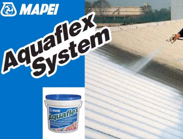 Membrana liquida incapsulante Aquaflex System Mapei per supporti minerali, colore bianco, 20 kg