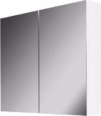 kielle Vega - Armadio a specchio, 60x73x15 cm, bianco lucido 50118600