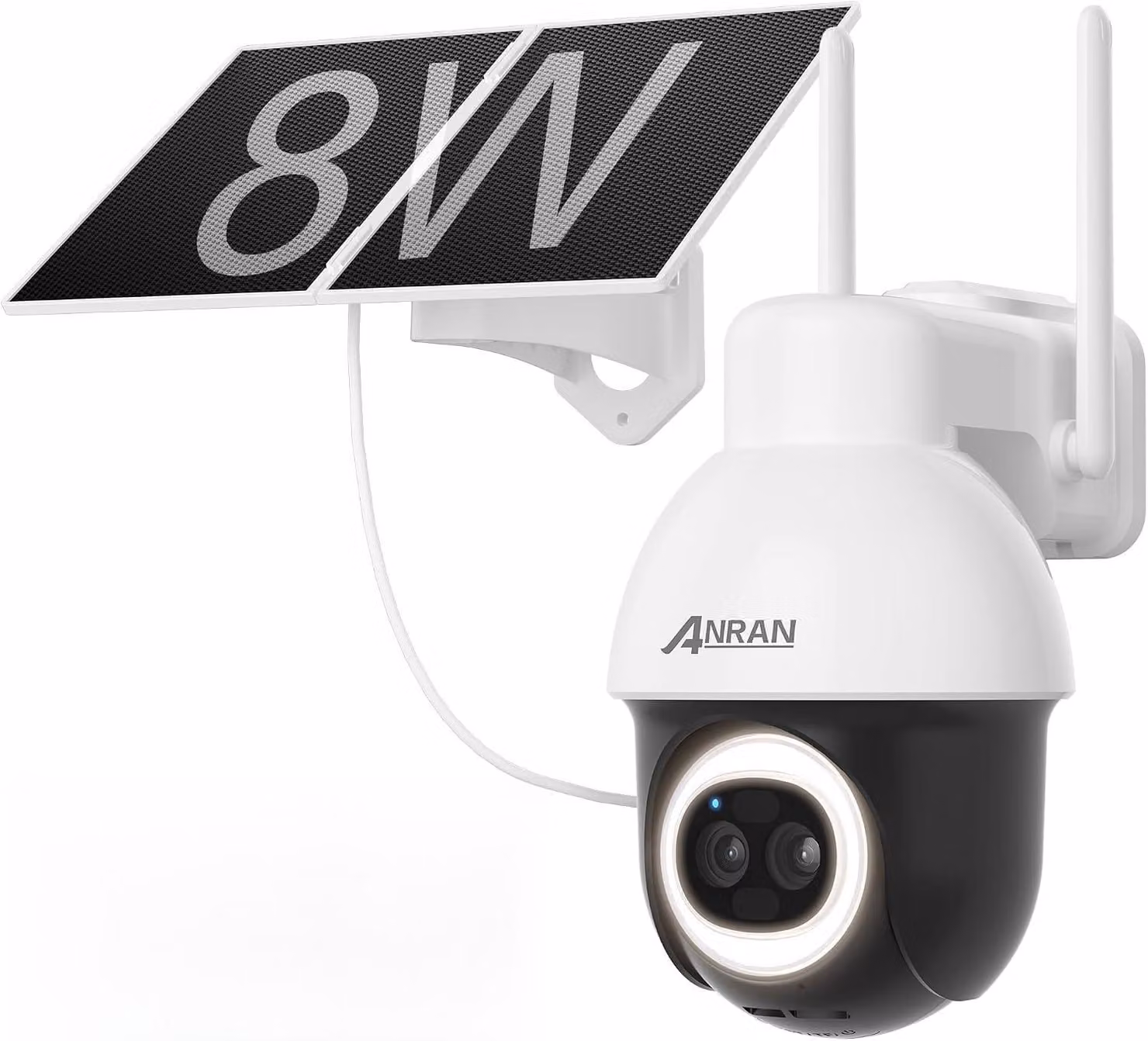 Telecamera di sicurezza wireless per esterni - Doppia fotocamera da 5 MP + 3 MP - Zoom 18x - Grado di protezione IP66 (resistente all'acqua) - Connessione Wi-Fi - Montaggio a parete