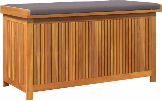 Scatola Cuscini da Esterno 113x50x60,5 cm Legno Massello Acacia CFW6470978
