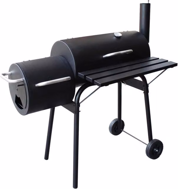 Barbecue a Carbonella con Affumicatore in Acciaio cm 110x66x114 - RIBS