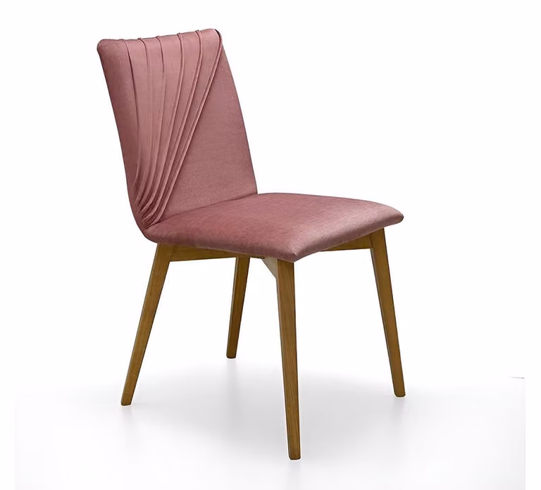 Eleganter Esszimmerstuhl mit geschwungener Rückenlehne Sitzmöbel