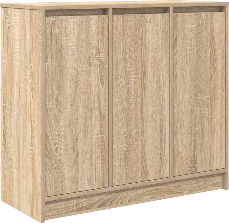 Credenza Rovere Sonoma 85x34x76 cm in Legno Multistrato