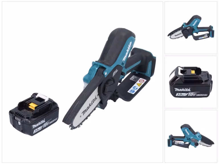 Tagliabordi a batteria senza spazzole Makita DUC 101 F1 18 V 10 cm + 1x batteria 3,0 Ah - senza caricabatteria