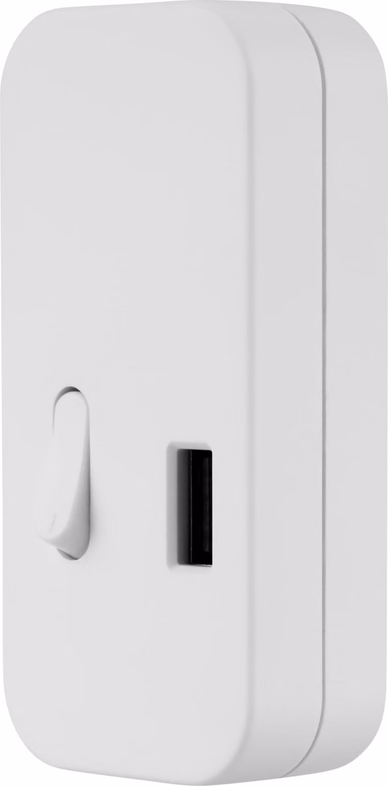 Interruttore a cavo intermedio REV 0033050112, con USB-A, bianco