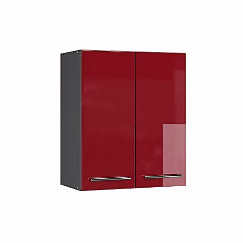Vicco Pensile da cucina Fame-Line, Bordeaux lucido, 60 cm