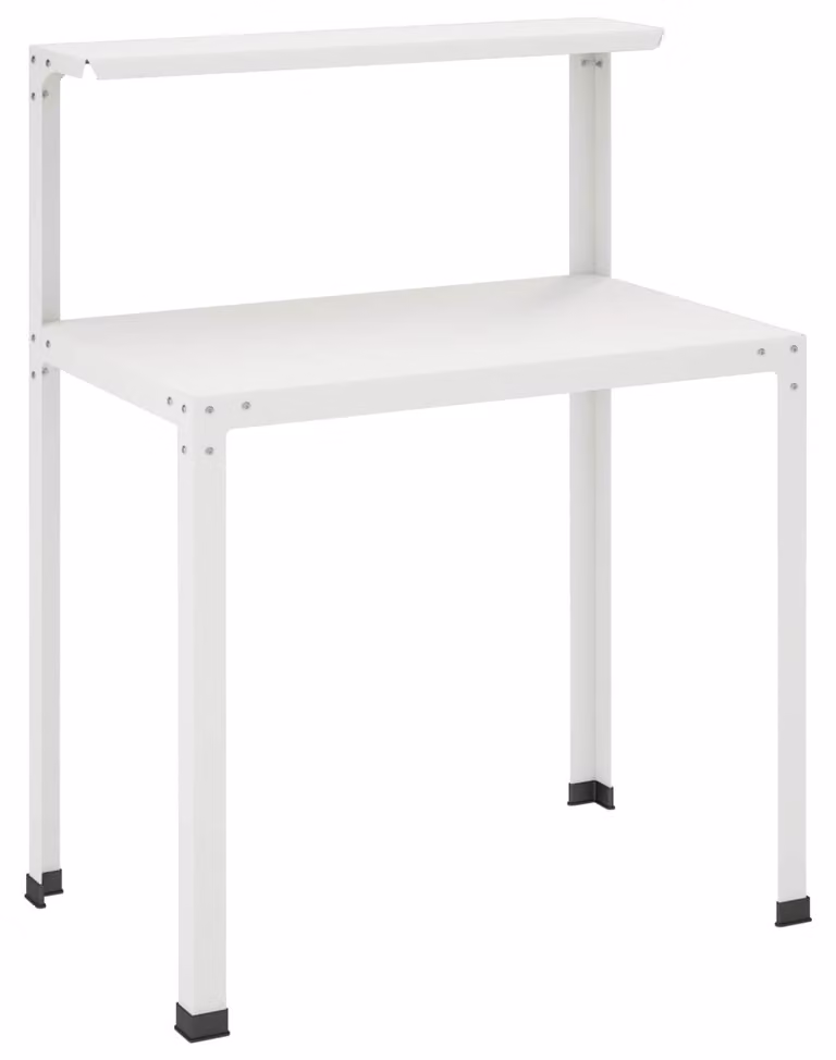 Tavolo da coltivazione, dimensioni 60 x 50 x 104 cm, acciaio verniciato a polvere, colore bianco
