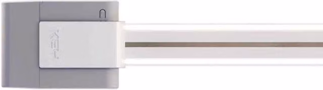 Motoriduttore per portoni sezionali Key Automation Halo HA12 24VDC in alluminio e acciaio bianco e grigio