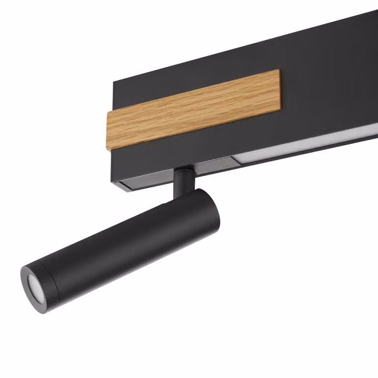 Brilliant Faretto da soffitto LED Streamline, lunghezza 60 cm, nero, a 2 luci. dimmerabile, Nero, Soggiorno / Sala da pranzo, Metallo, Moderno