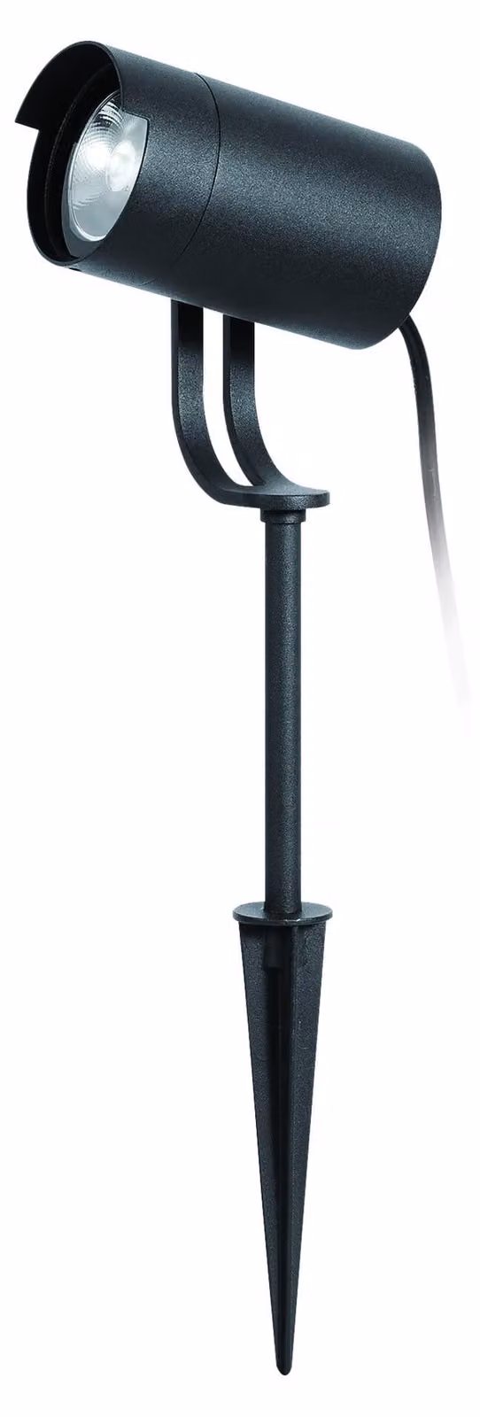 Lampada da giardino Megatron MT70803, colore antracite, con picchetto