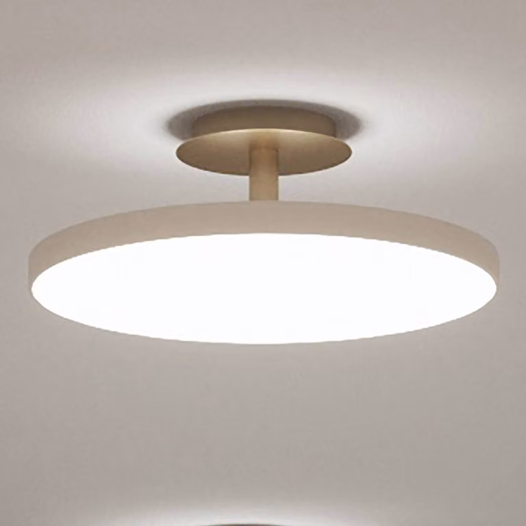 UMAGE Plafoniera di design Asteria UP PLUS, dimmerabile, Crema / Ambra, Soggiorno / Sala da pranzo, Metallo, Design, Plafoniera