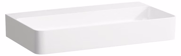 LAUFEN VAL lavabo, encastré, sans trou pour robinet, sans trop-plein, 750x420mm, H8102850001121, H8102850001121