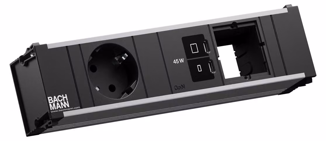 Bachmann Coni 1Xcee7/3, 1Xusb C/C 45W 1Xcm L=0,2M