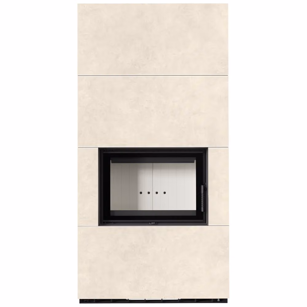 KRATKI FLOKI BOX 8 kW Ø 160 sinterizzato al quarzo Kit camino FOKOS TALCO