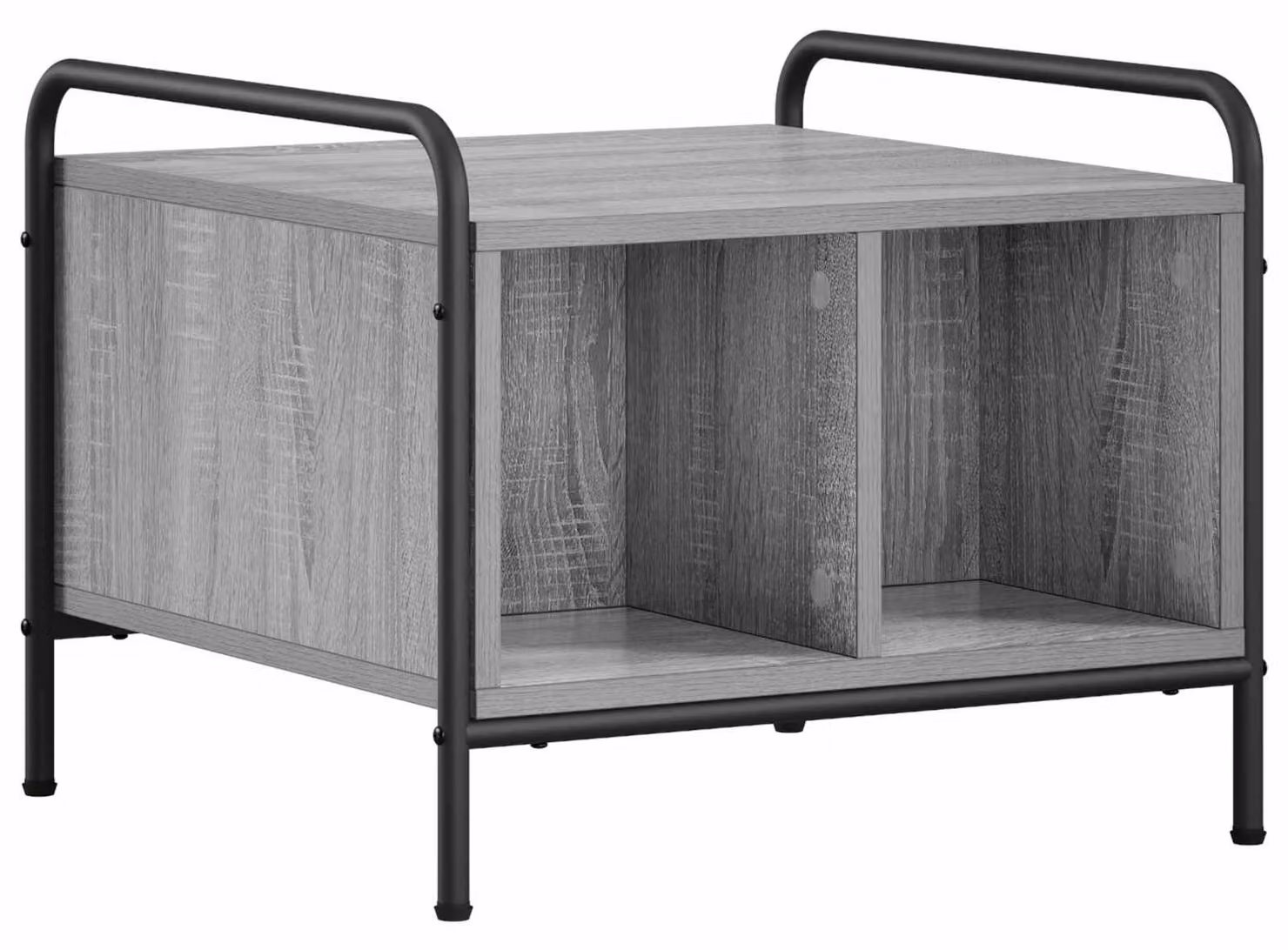 Tavolino Sonoma grigio, dimensioni 50 x 49 x 41 cm, realizzato in legno composito