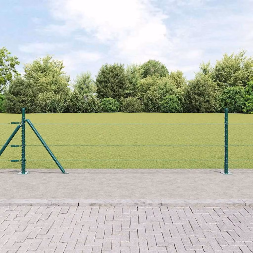Maison Exclusive - Palo della recinzione Verde 10 x 0,5 m (rete da 25 mm)