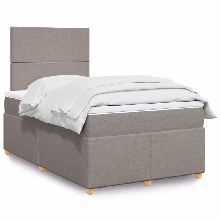 vidaXL Letto Ibrido con Materasso in Tessuto L/P/H: 120 x 200 cm