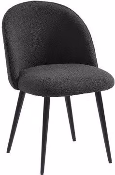 Sedia Paloma Grigio Scuro 4 Pezzi