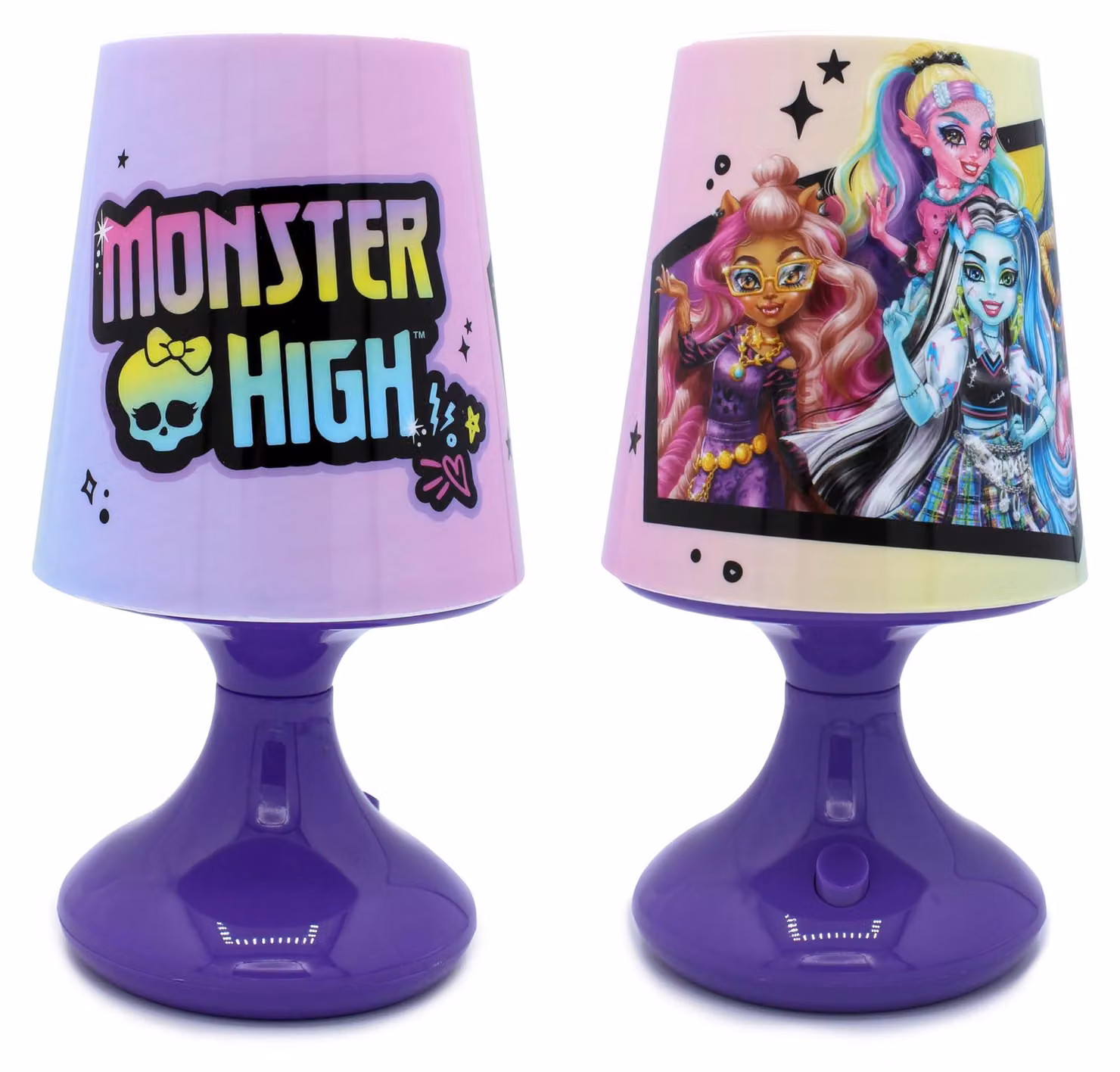 Lampada da tavolo a LED con motivo Monster High, mini, confezione regalo, dimensioni 10x10x19 cm