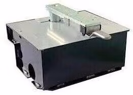 Cassa di fondazione Duo in acciaio inox per Duke 110° RIB ACG8434I color argento