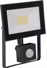 Proiettore Poly Pool Nero con Sensore di Movimento, 2000 Lumen, 20 W, IP54, L/P/H: 13,5 x 6,1 x 9 cm