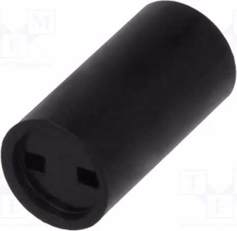 5 distanziatori, lunghezza: 8,5 mm, diametro LED: 3 mm, diametro esterno: 5 mm, colore: nero, codice prodotto: 2818.3085. Distanziatori
