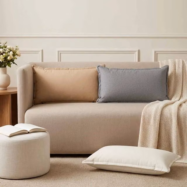 Cuscino con cuscino HOUTEN 12 pz Bianco Lino 933840