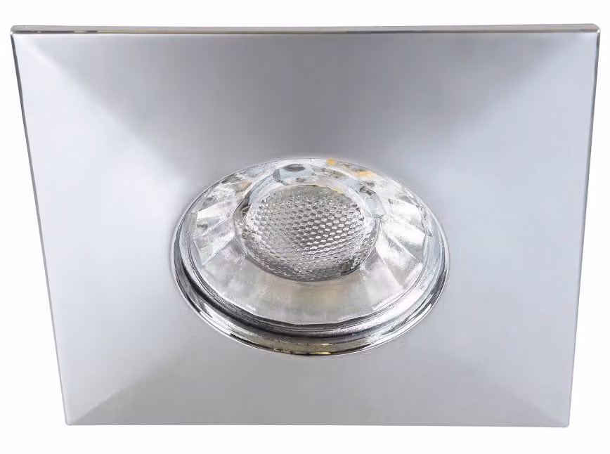 Rabalux 1079 faretto da soffitto Randy, 4W, 3000K, 350lm, argento, bianco caldo, moderno, 7,8x7,8cm
