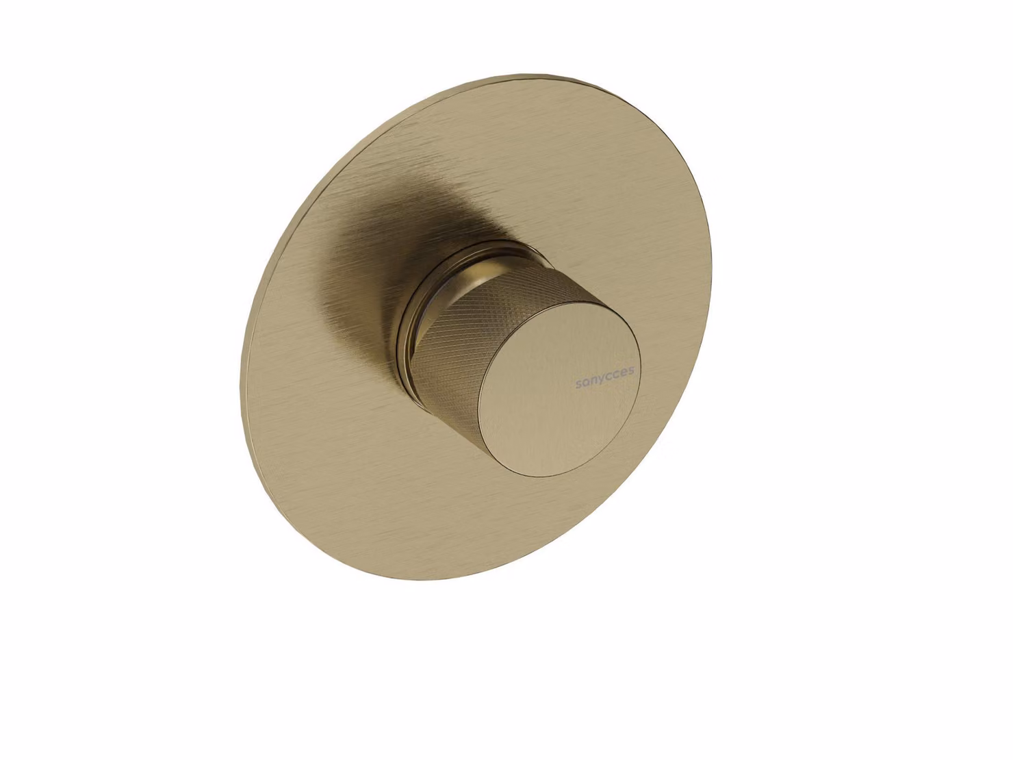 SANYCCES LOOP K Miscelatore doccia da incasso con corpo da incasso, oro spazzolato