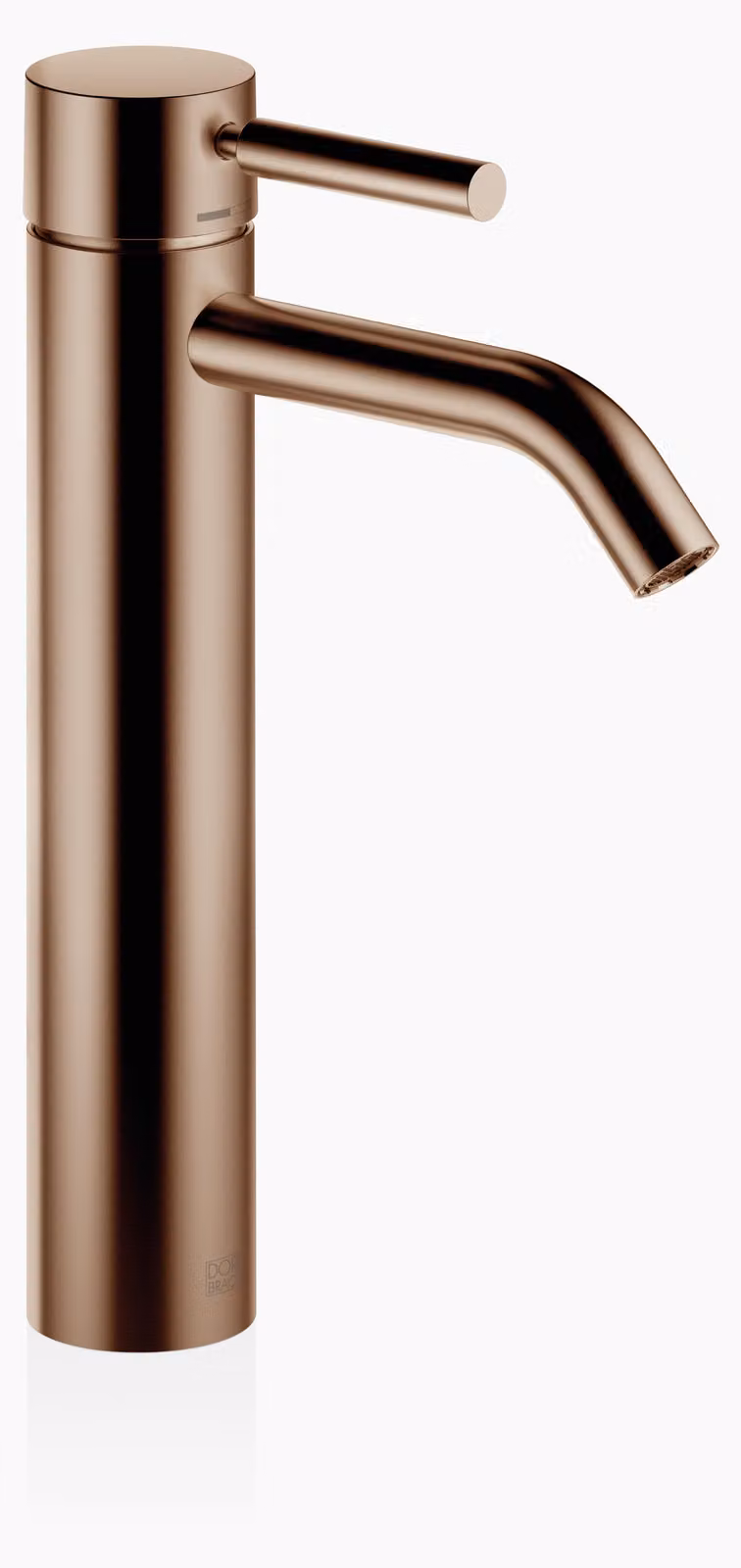 Dornbracht META Mitigeur monocommandé pour lavabos avec pied surélevé, sans garniture d'écoulement, saillie 135mm, 33537660-42, 33537660-42