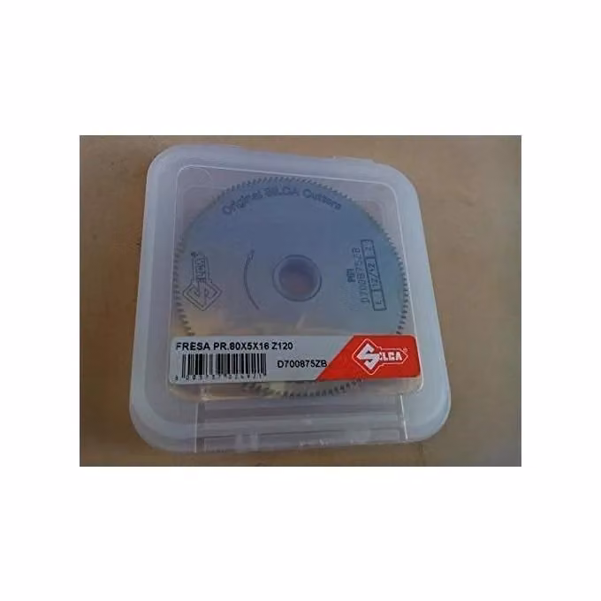 Frese per duplicatrici SILCA in acciaio HSS per modelli Poker, Bravo e Rekord, colore nero e argento, L/P/H: 80 x 5 x 16 mm – 2