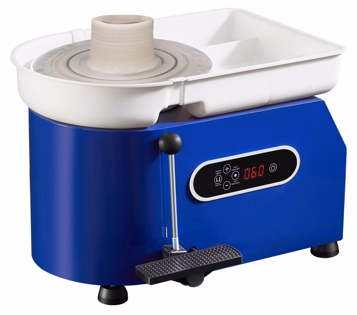 VEVOR Tornio elettrico 28cm macchina per Vetroceramica fai da te 450W Pedale Pedale
