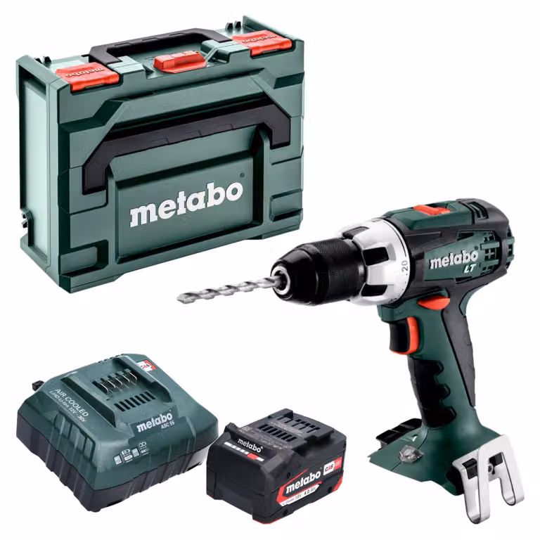 Metabo BS 18 LT trapano avvitatore a batteria 18 V 60 Nm + 1x batteria 4,0 Ah + caricatore + metaBOX