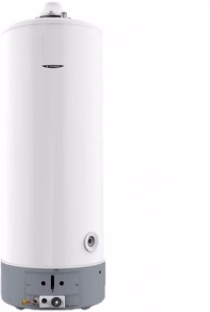 Scaldabagno a Gas ad Accumulo Ariston S/SGA X 160 Metano/Gpl con Serbatoio Smaltato Bianco