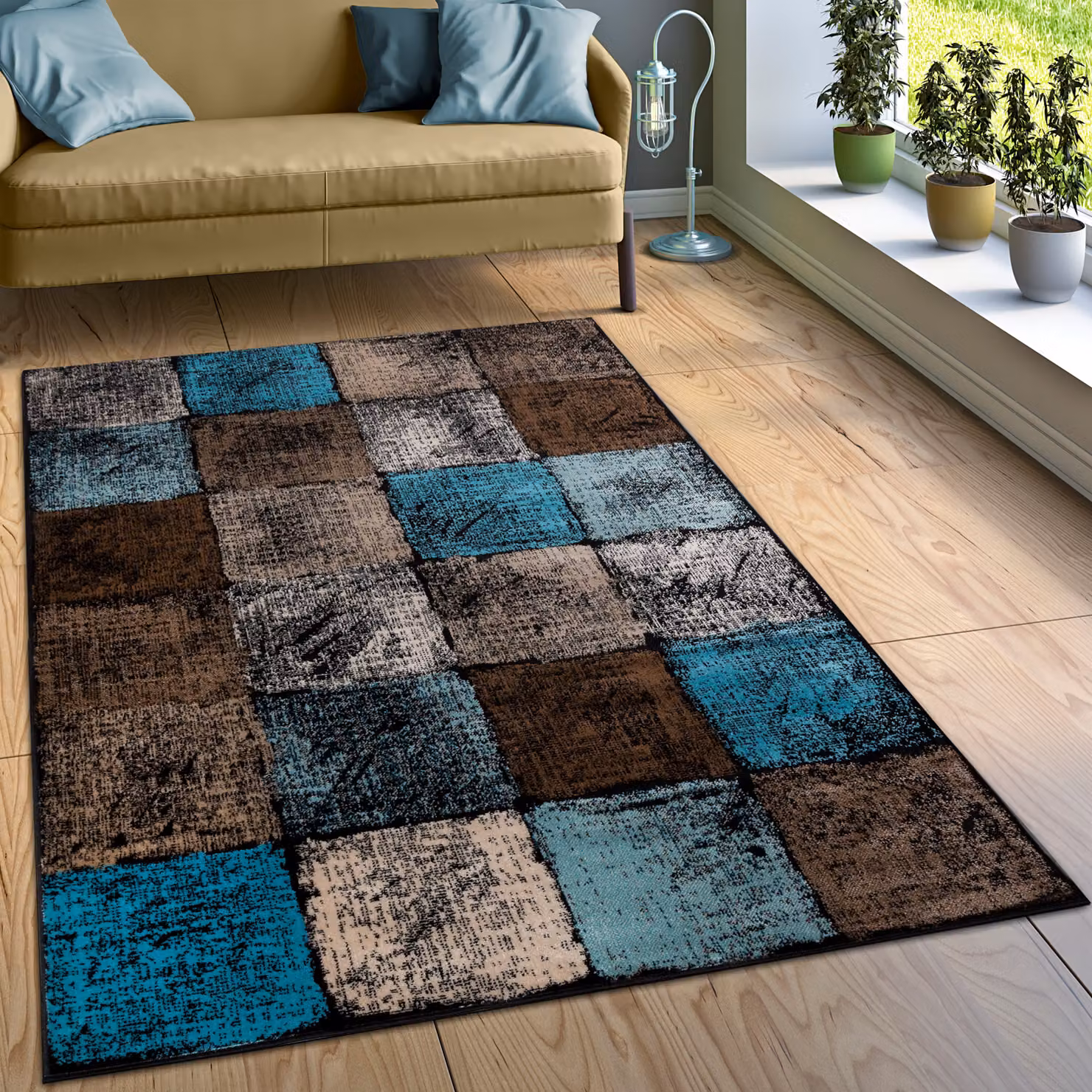 Tappeto Metropolis multicolore moderno in fibre sintetiche L: 100 cm, P: 60 cm – 3