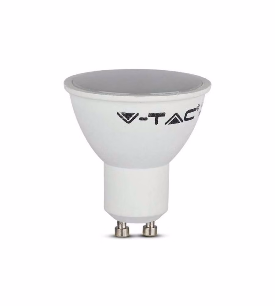 V-TAC Faretto LED GU10 - Bianco Caldo - 50x56.5mm