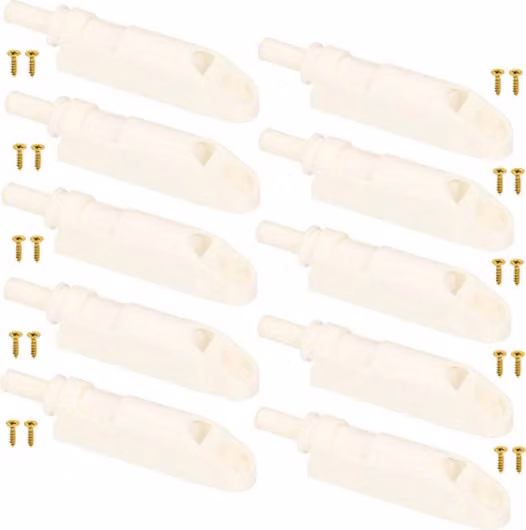 KOTARBAU® Set di 10 ammortizzatori per ante di mobili con adattatore Bianco Softclose per mobili