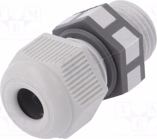 1 x Raccordo per cavo, grigio, UL94V-2, modello THA.450.A1E, materiale: IP68, passo PG9