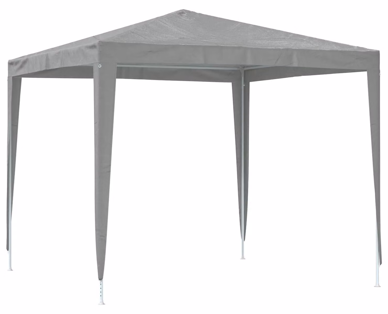 Tenda Party 250 x 250 x 240 cm Grigio Chiaro PE e Acciaio