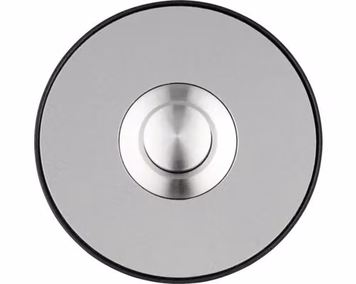 Grothe GRO64191 Pulsante campanello Piccolo Cerchio in acciaio inossidabile