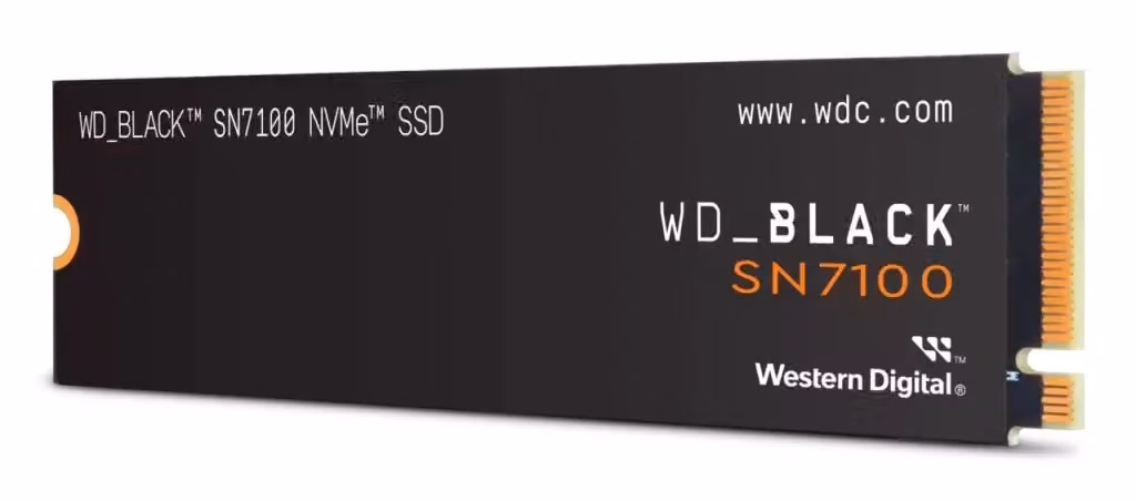 Western Digital SSD WD Black SN7100 1TB M.2 NVMe PCIe Gen4 WDS100T4X0E Nero