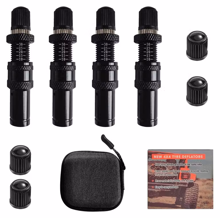 Solidchoice - Set di 4 valvole per pneumatici automatiche, compatibili con auto e SUV