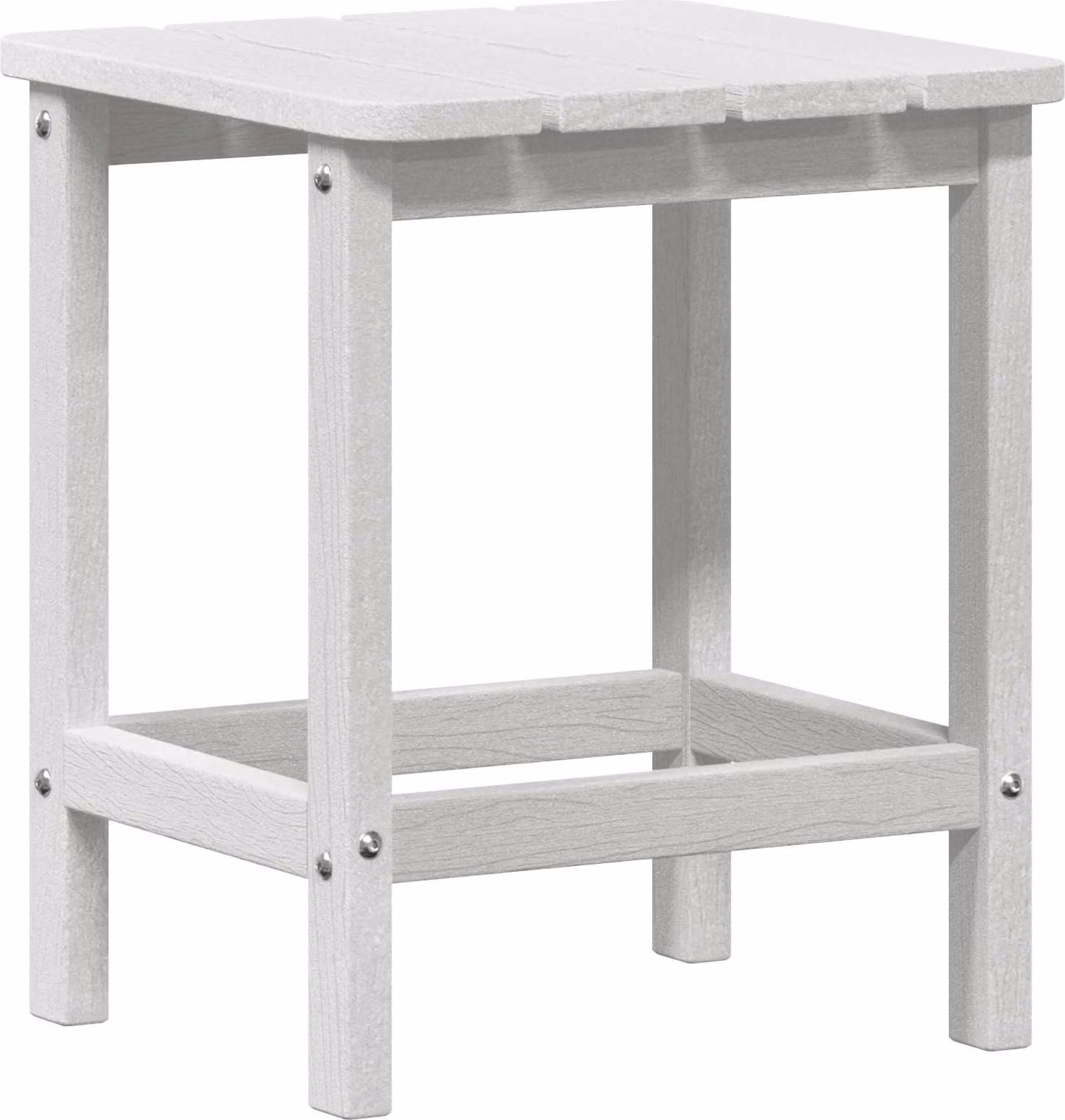 Tavolo laterale Bianco 38 x 38 x 46 cm Polietilene