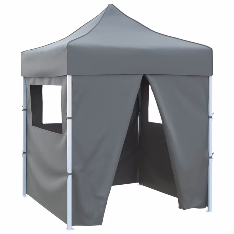 Tenda Party vidaXL in tessuto Oxford Antracite L/P/H: 200 x 200 x 315 cm