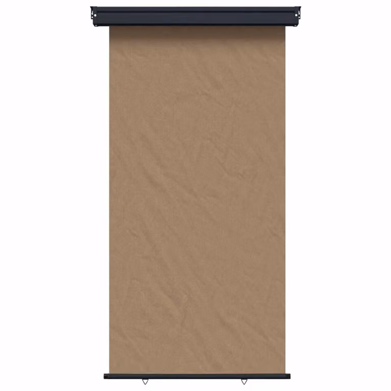 Tenda laterale per balcone vidaXL in poliestere e alluminio, disponibile in beige o grigio, L: 117 cm, H: 250 cm